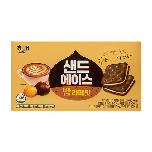 해태 샌드에이스 밤라떼맛 204g.jpg