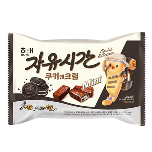 해태 자유시간 쿠키앤크림 미니 400g.png